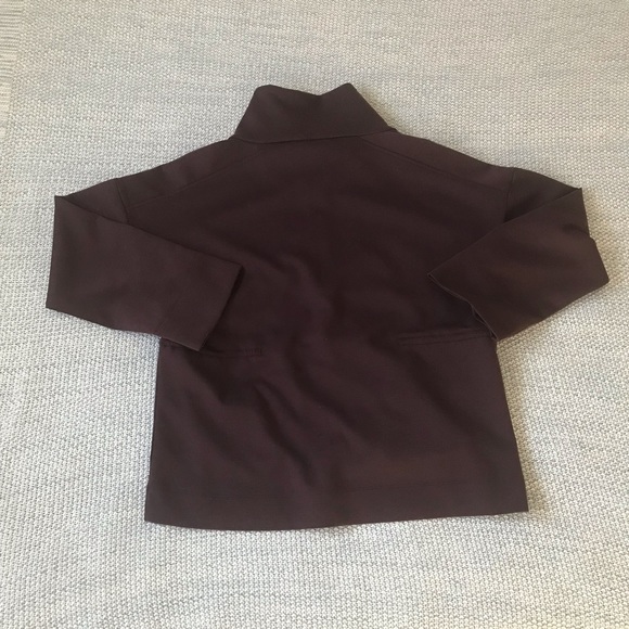 Anthropologie Saturday Sunday Women’s Burgundy Half Zip Pullover - Picture 6 of 6